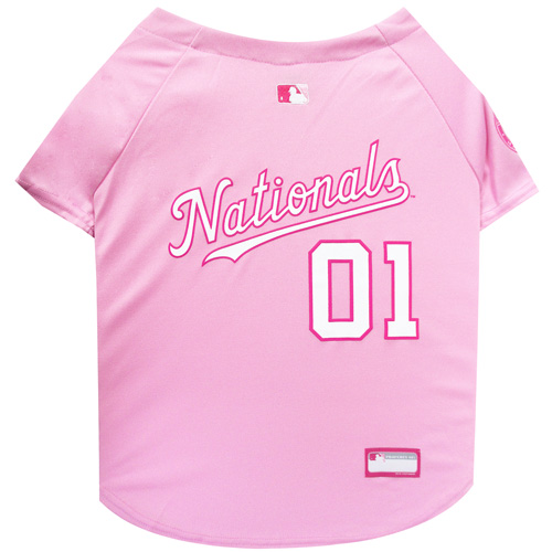 Washington Nationals - Pink Baseball Jersey